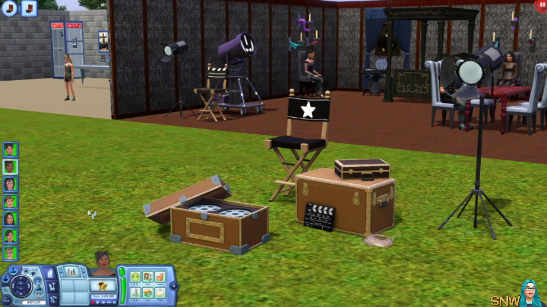 Live Broadcast: Movie Stuff screens  SNW  SimsNetwork.com